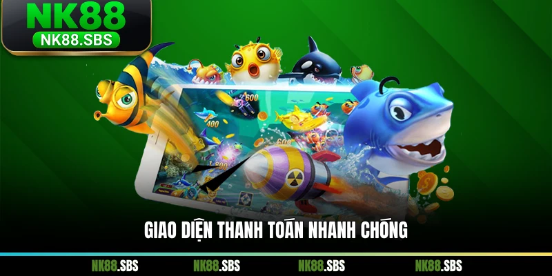 Giao diện thanh toán nhanh chóng Giao diện thanh toán nhanh chóng