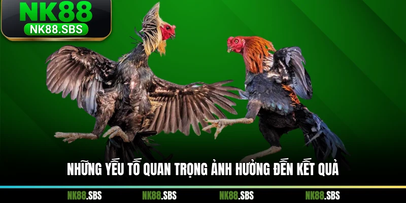 Những yếu tố quan trọng ảnh hưởng đến kết quả Những yếu tố quan trọng ảnh hưởng đến kết quả