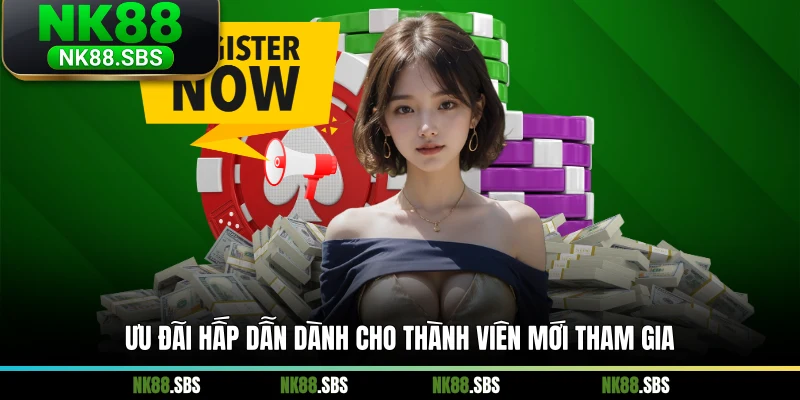 Ưu đãi hấp dẫn dành cho thành viên mới tham gia Ưu đãi hấp dẫn dành cho thành viên mới tham gia